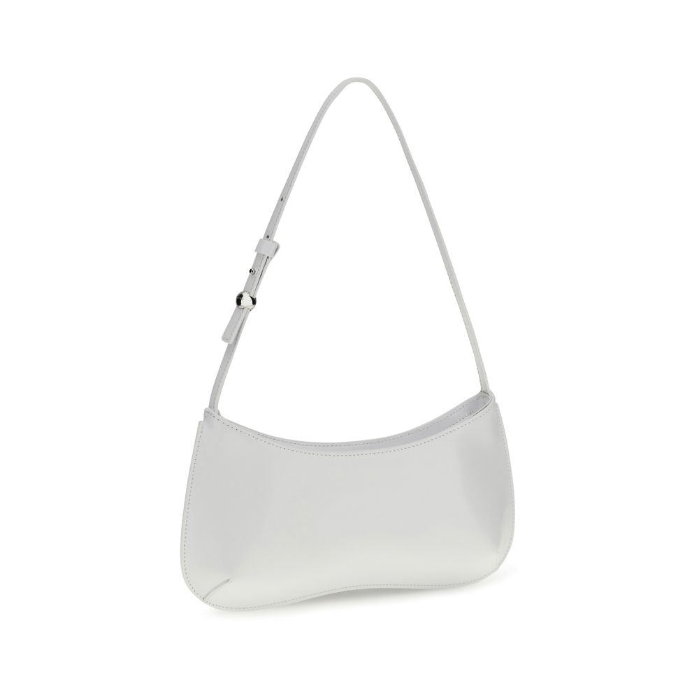 Jacquemus White Calf Leather Bos Taurus Shoulder Bag - Zachava