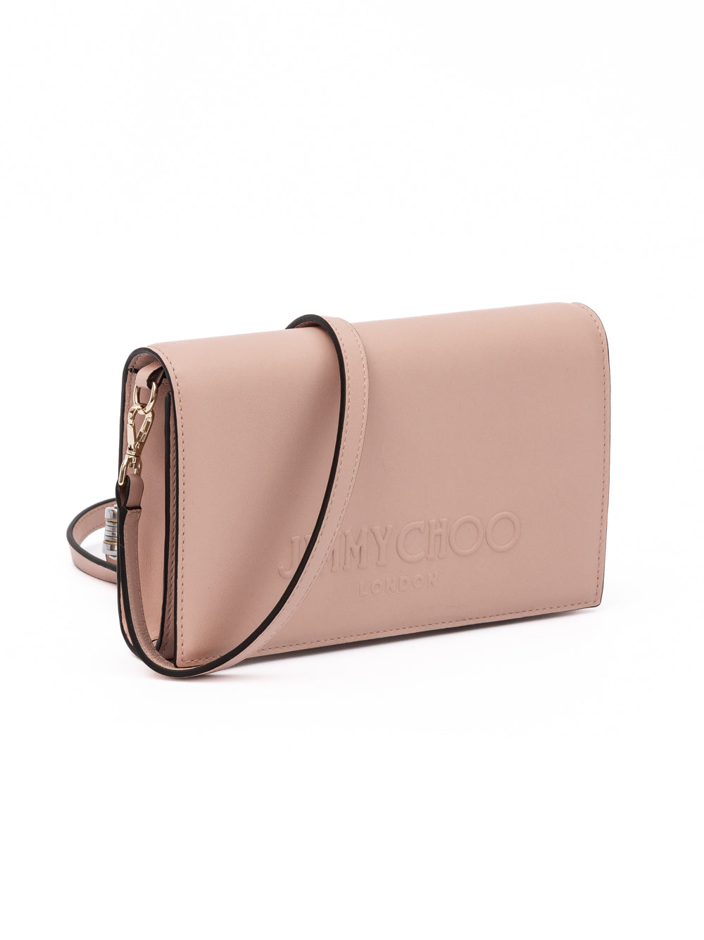 Jimmy Choo Podwer Pink Avenue Leather Shoulder Strap Bag Jimmy Choo