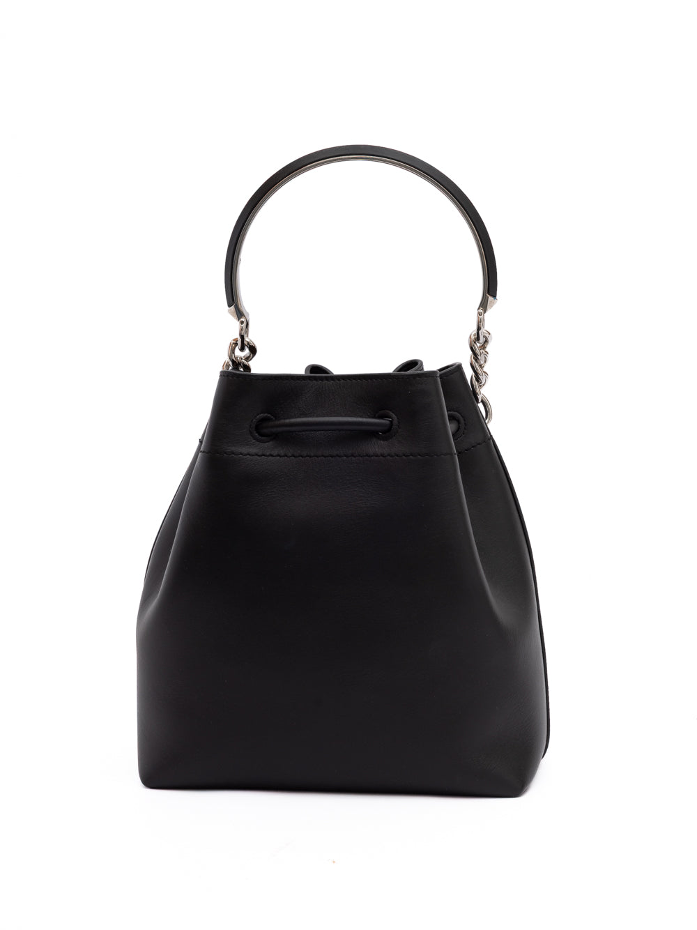 Jimmy Choo Black Bon Bon Leather Bucket Secondary image