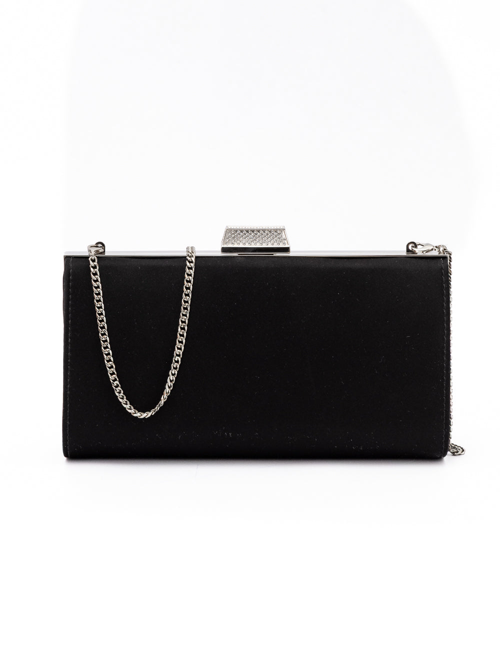 Jimmy Choo Black Satin Crossbody Bag - Zachava