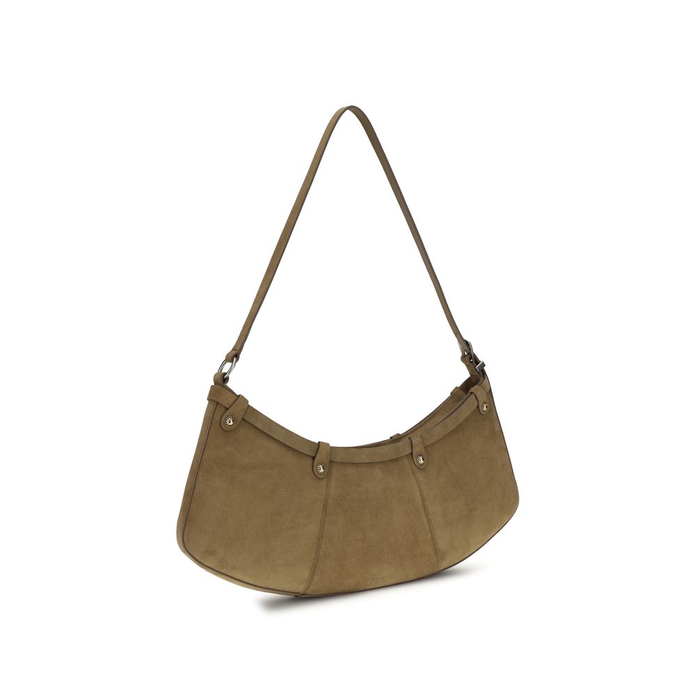 PINKO Beige Calf Leather Bos Taurus Shoulder Bag - Zachava