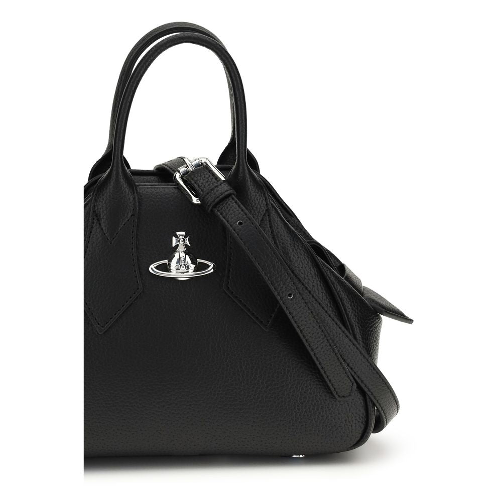 Vivienne Westwood Black Calf Leather Bos Taurus Shoulder Bag - Zachava