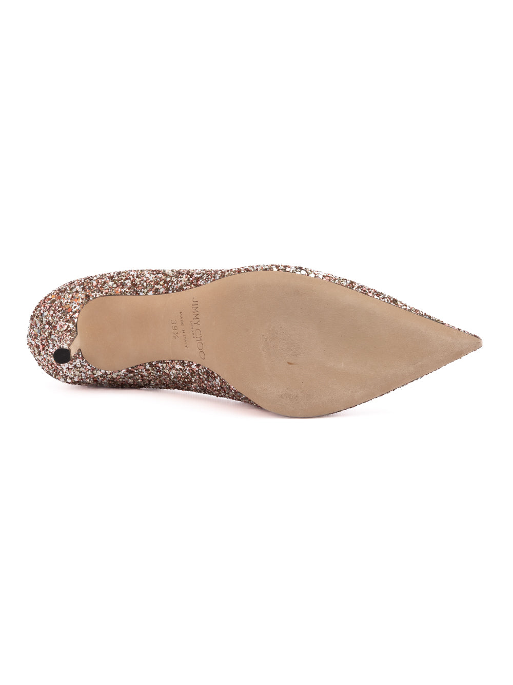 Jimmy Choo Rose Coarse Glitter Love 85 Pumps - Zachava