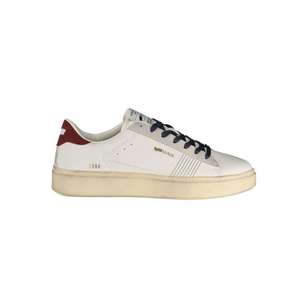 Gas White Polyurethane Men Sneaker - Zachava Main image