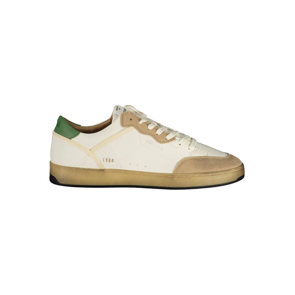 Gas White Polyurethane Men Sneaker - Zachava Main image