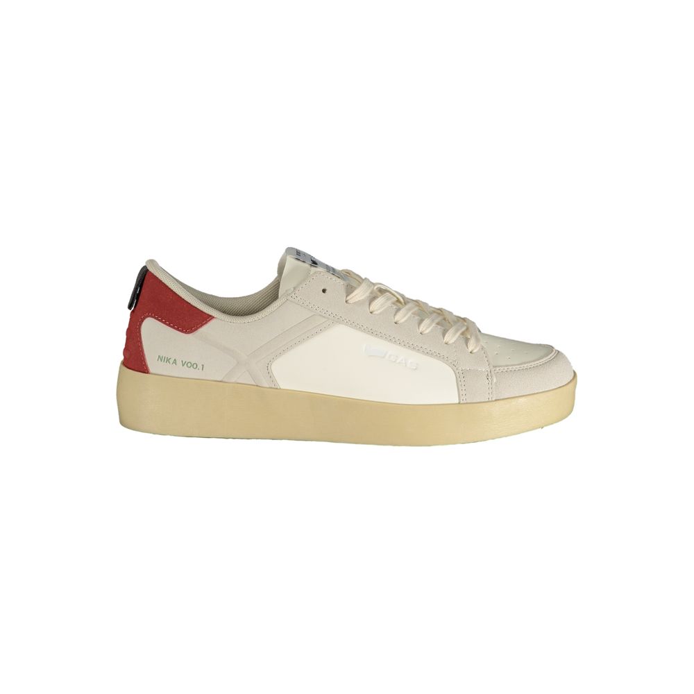 Gas White Polyurethane Men Sneaker - Zachava Main image