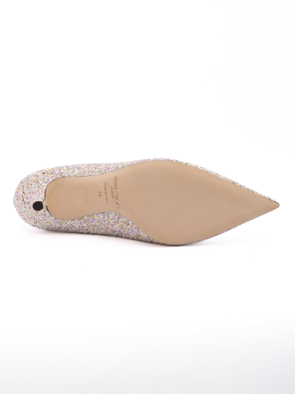 Jimmy Choo Candy Pink Glitter Love 85 Pumps - Zachava
