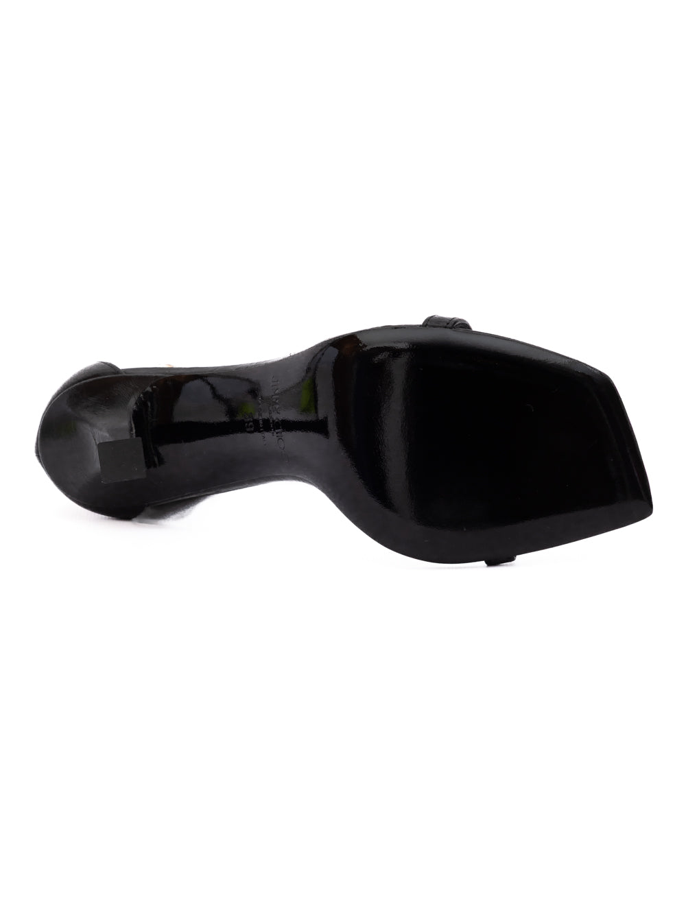 Jimmy Choo Black Leather Verity 100 Sandals - Zachava