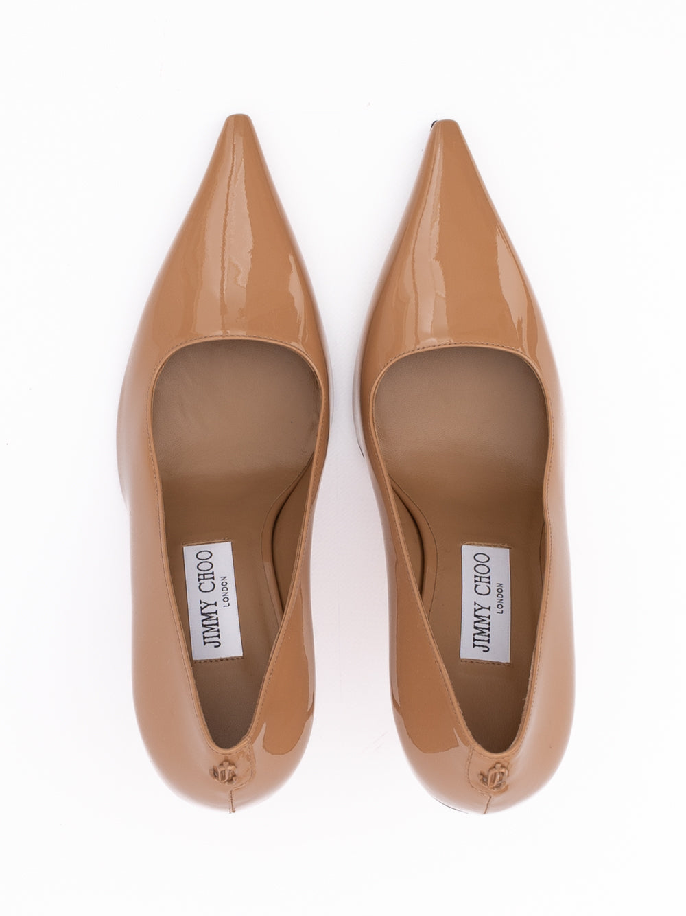 Jimmy Choo Powder Pink Patent Leather Ixia 95 Pumps - Zachava