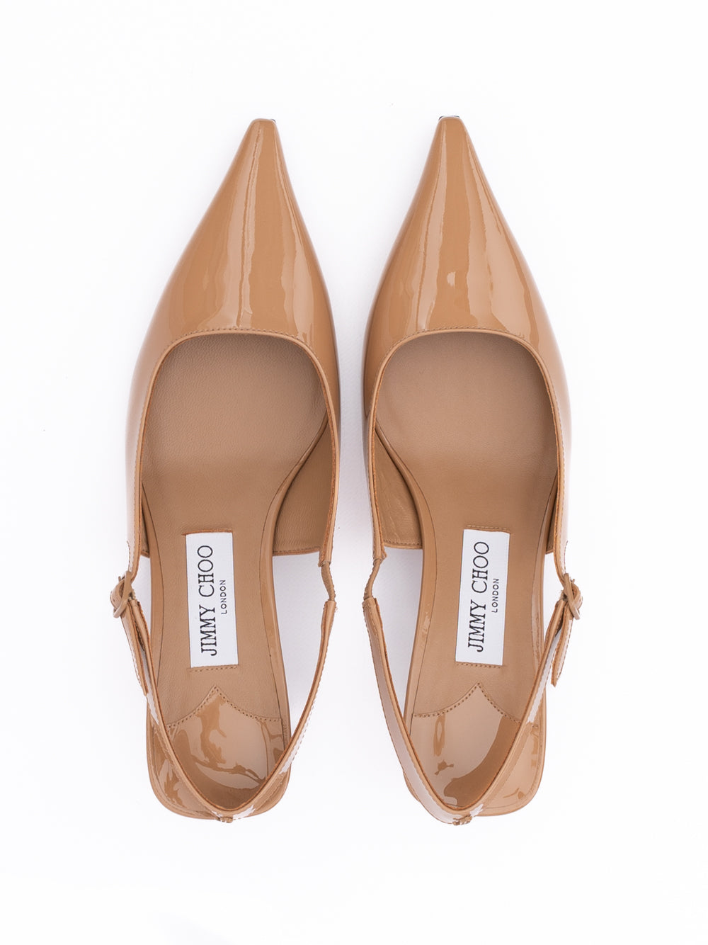 Jimmy Choo Powder Pink Amel 50 Slingback Pumps - Zachava