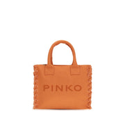 PINKO Orange Cotton Shoulder Bag - Zachava