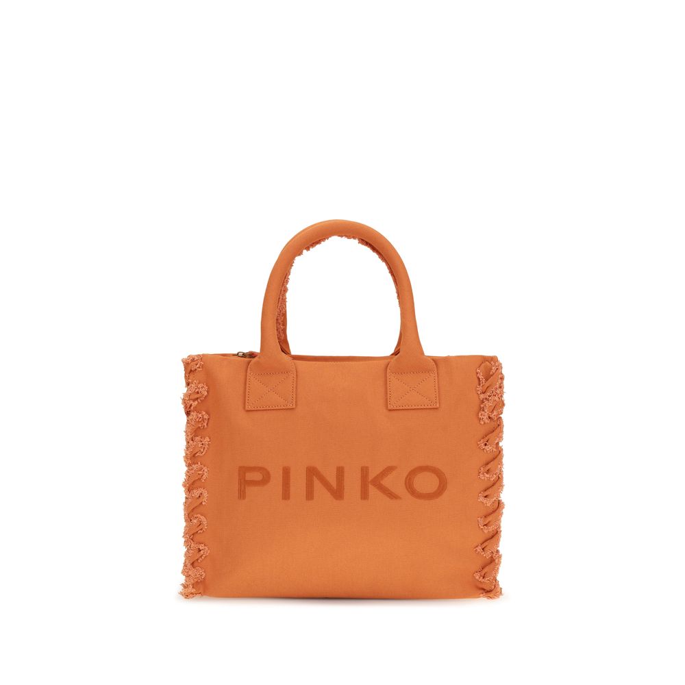 PINKO Orange Cotton Shoulder Bag - Zachava
