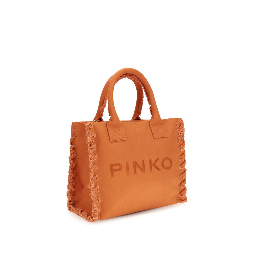 PINKO Orange Cotton Shoulder Bag - Zachava