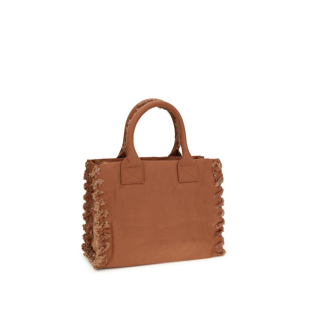 PINKO Brown Cotton Shoulder Bag - Zachava