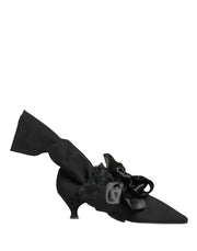 Dolce & Gabbana Black Suede Mid Calf Boots Shoes