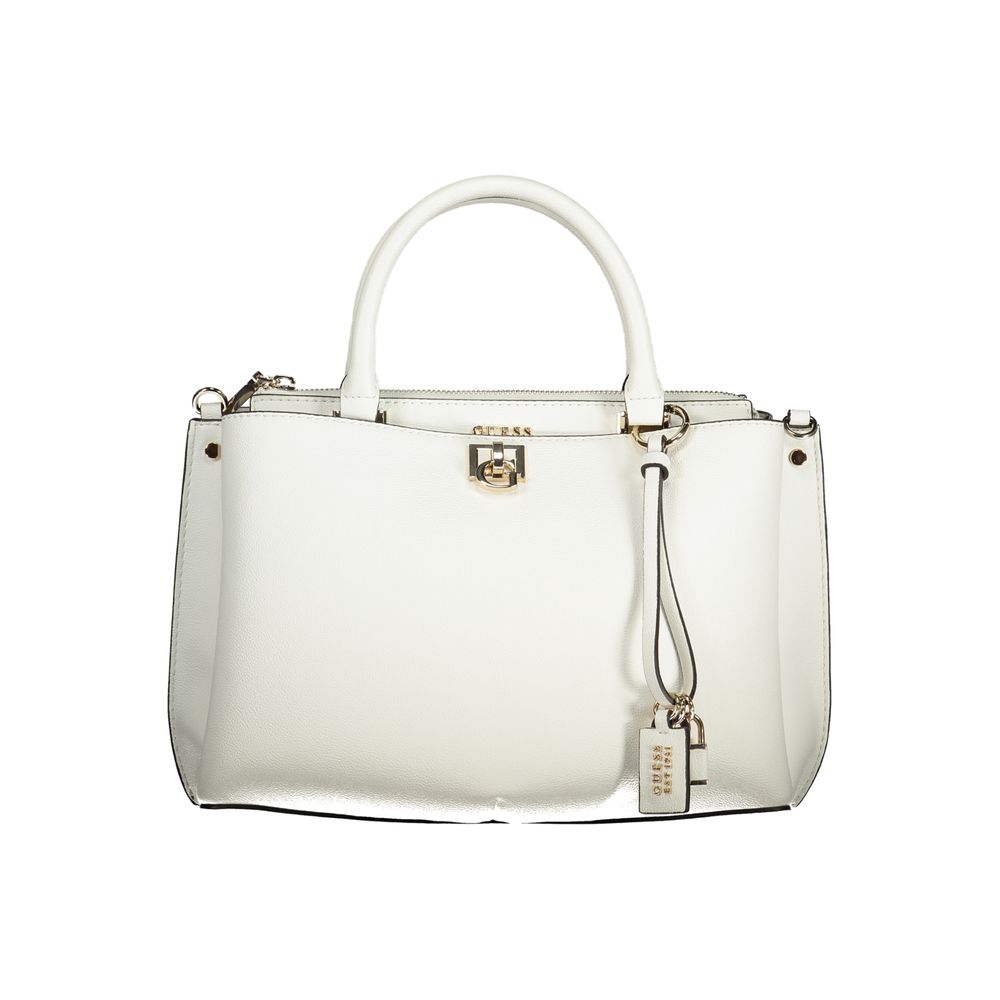 Guess Jeans White Polyurethane Women Handbag Guess Jeans