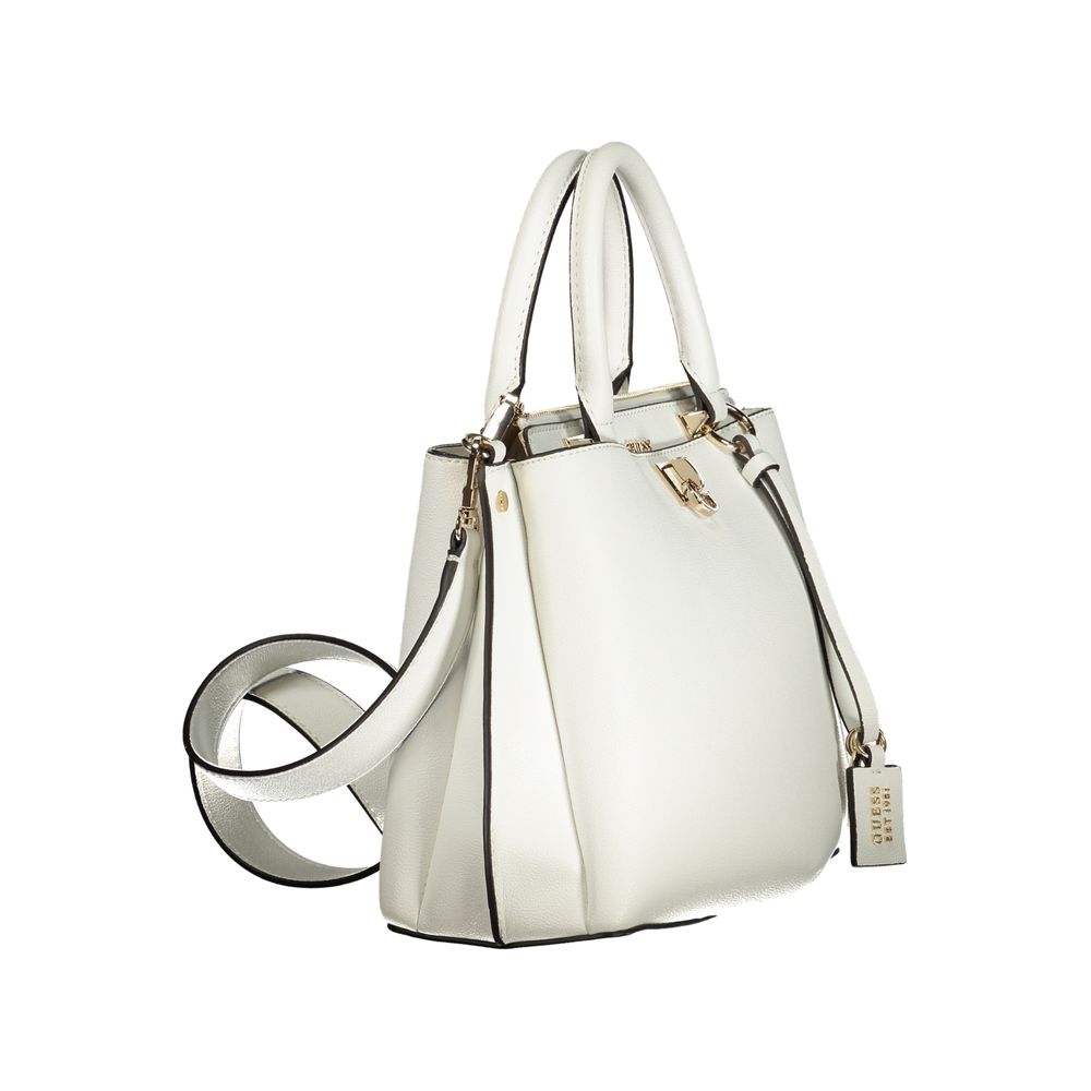 Guess Jeans White Polyurethane Women Handbag Guess Jeans