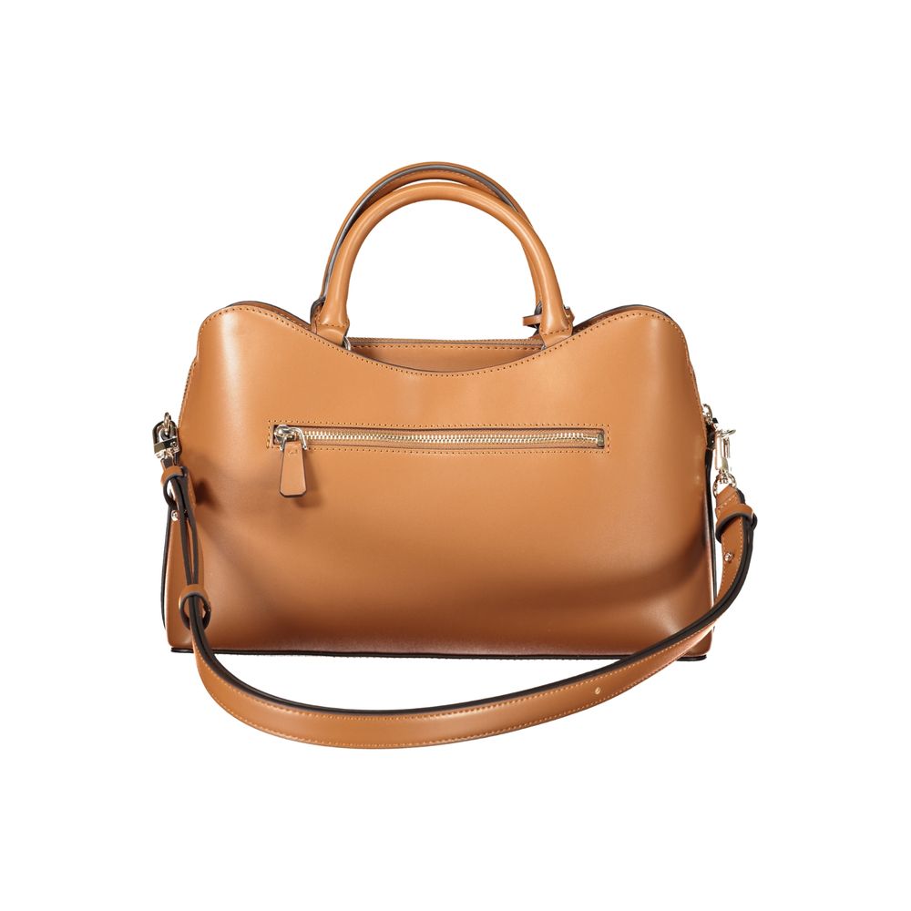 Guess Jeans Marrone Poliuretano Women Handbag Guess Jeans