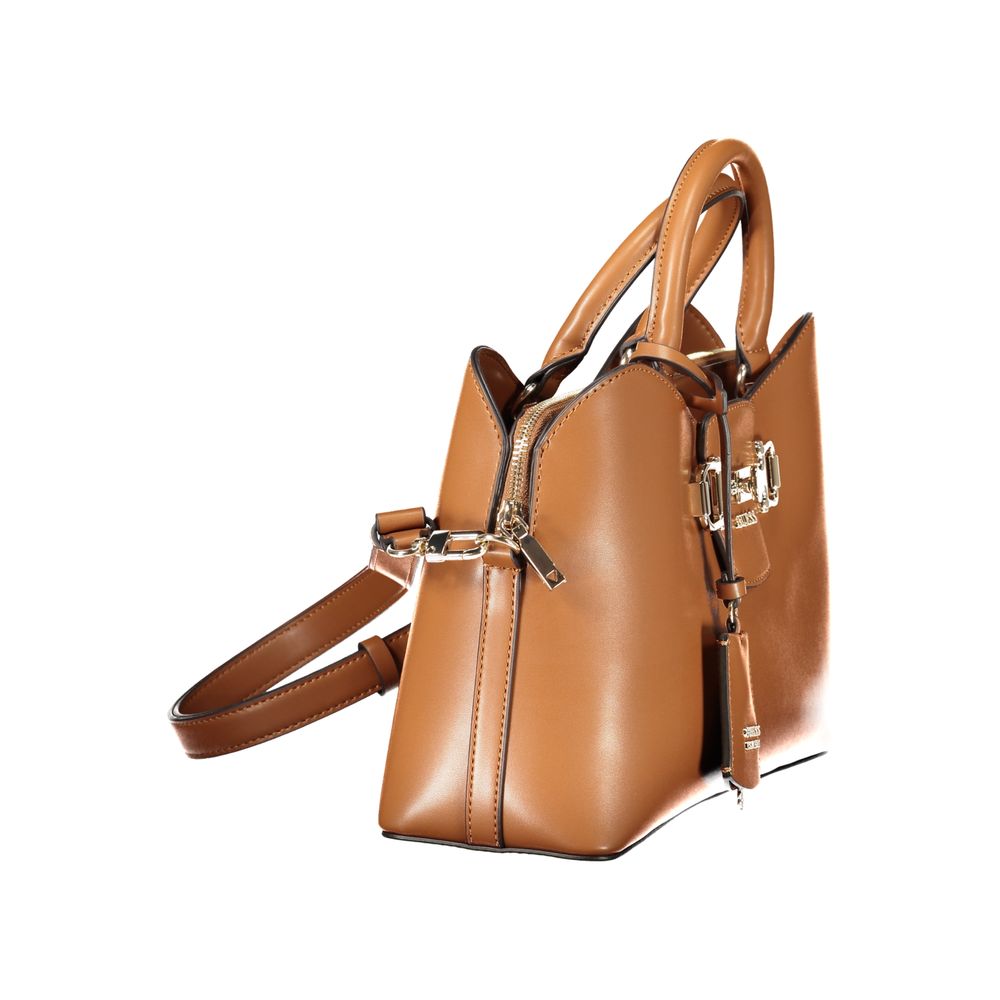 Guess Jeans Marrone Poliuretano Women Handbag Guess Jeans