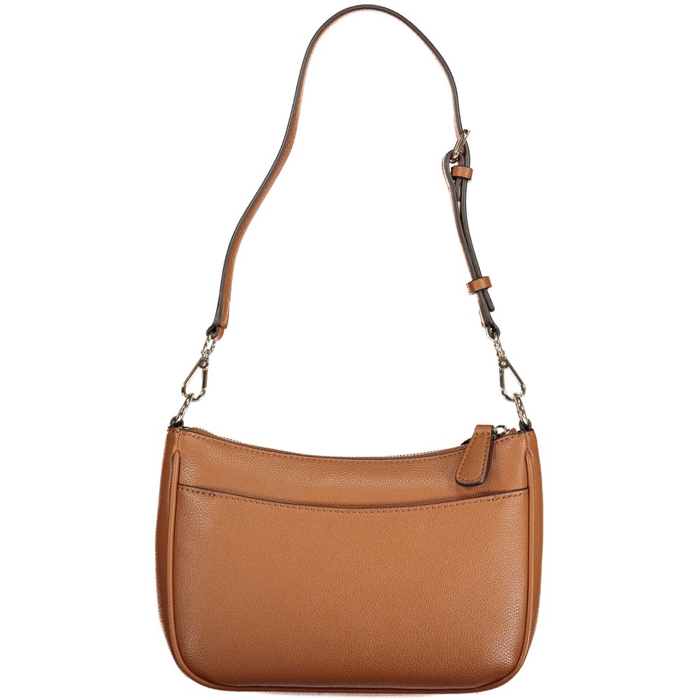 Guess Jeans Marrone Poliuretano Women Handbag Guess Jeans