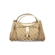 Guess Jeans Beige Poliuretano Women Handbag Guess Jeans