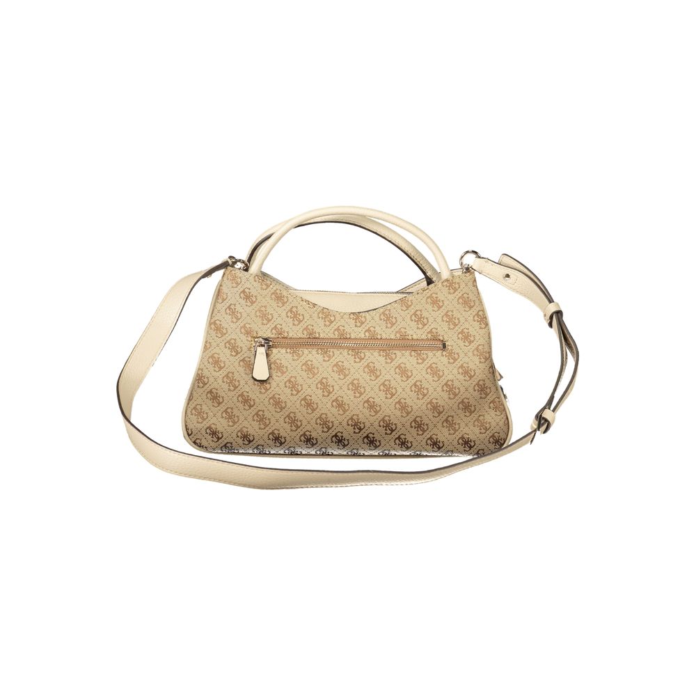 Guess Jeans Beige Poliuretano Women Handbag Guess Jeans