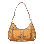 Guess Jeans Marrone Poliuretano Womens Handbag Guess Jeans