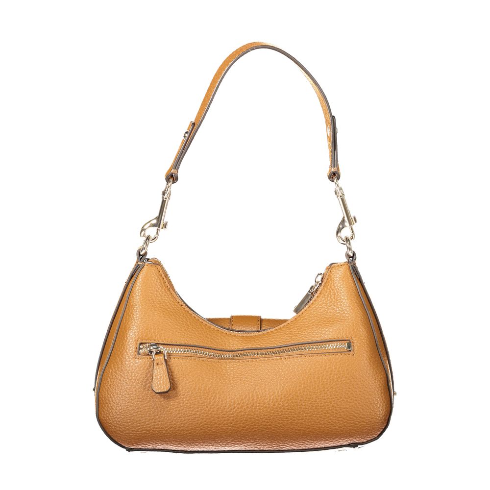 Guess Jeans Marrone Poliuretano Womens Handbag Guess Jeans