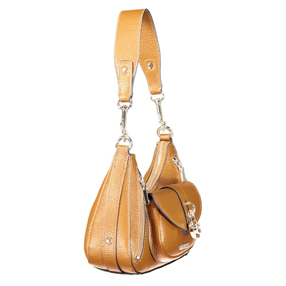 Guess Jeans Marrone Poliuretano Womens Handbag Guess Jeans