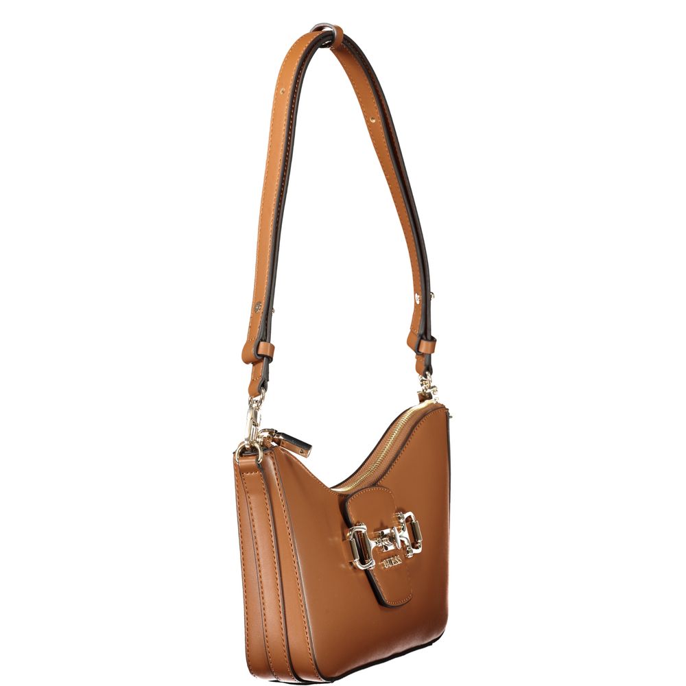 Guess Jeans Marrone Polyurethane Women Handbag Guess Jeans