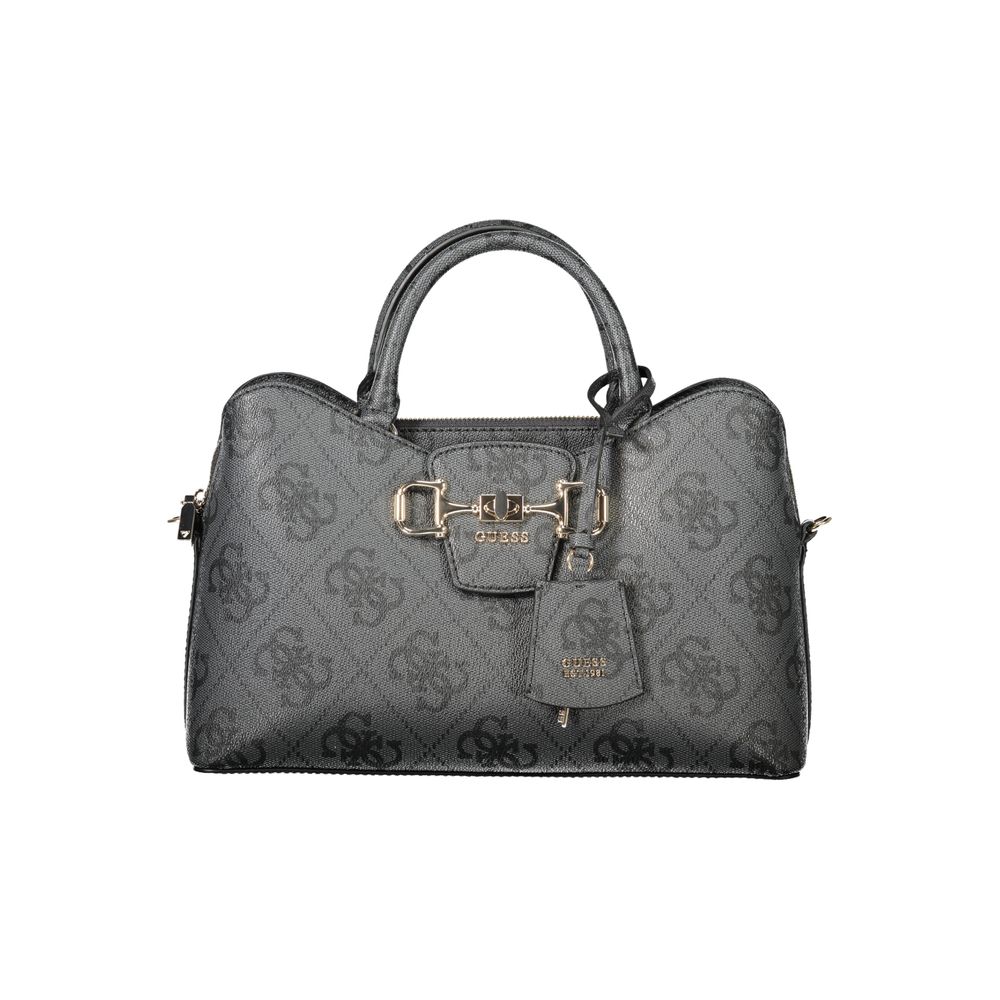 Guess Jeans "Black Polyurethane Women Handbag" Guess Jeans