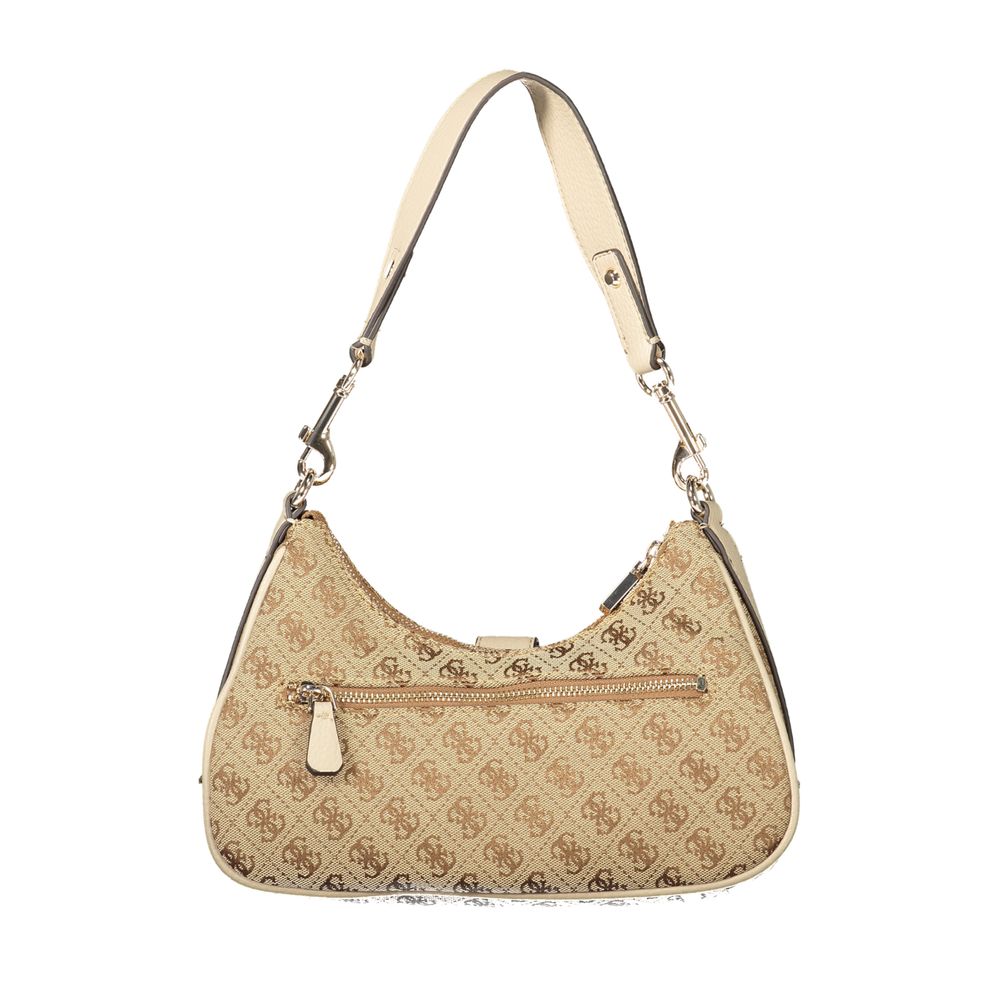 Guess Jeans Beige Polyurethane Women Handbag Guess Jeans