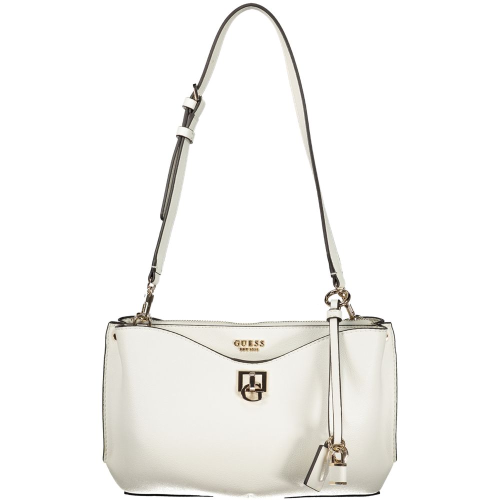 Guess Jeans White Polyethylene Handbag Guess Jeans