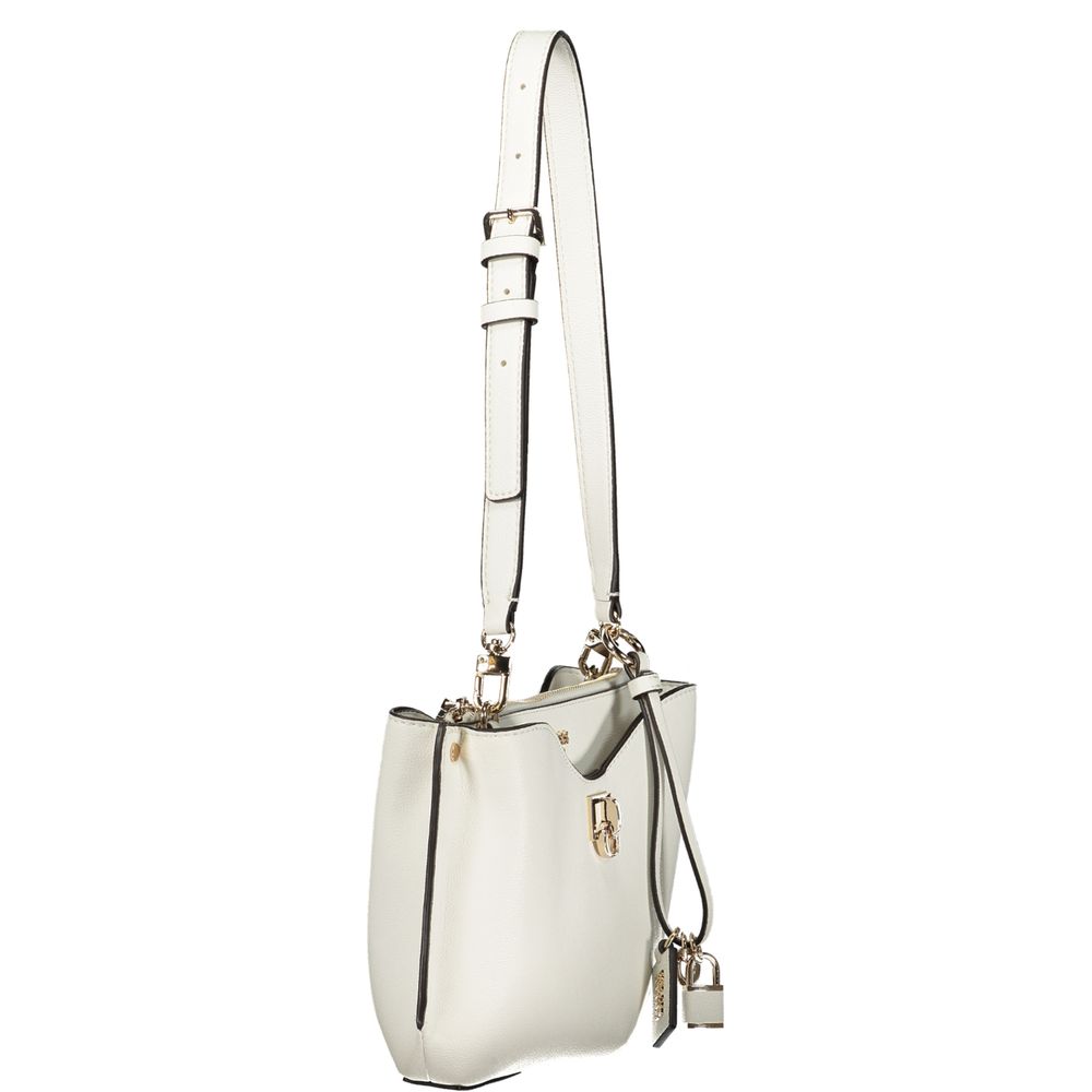 Guess Jeans White Polyethylene Handbag Guess Jeans