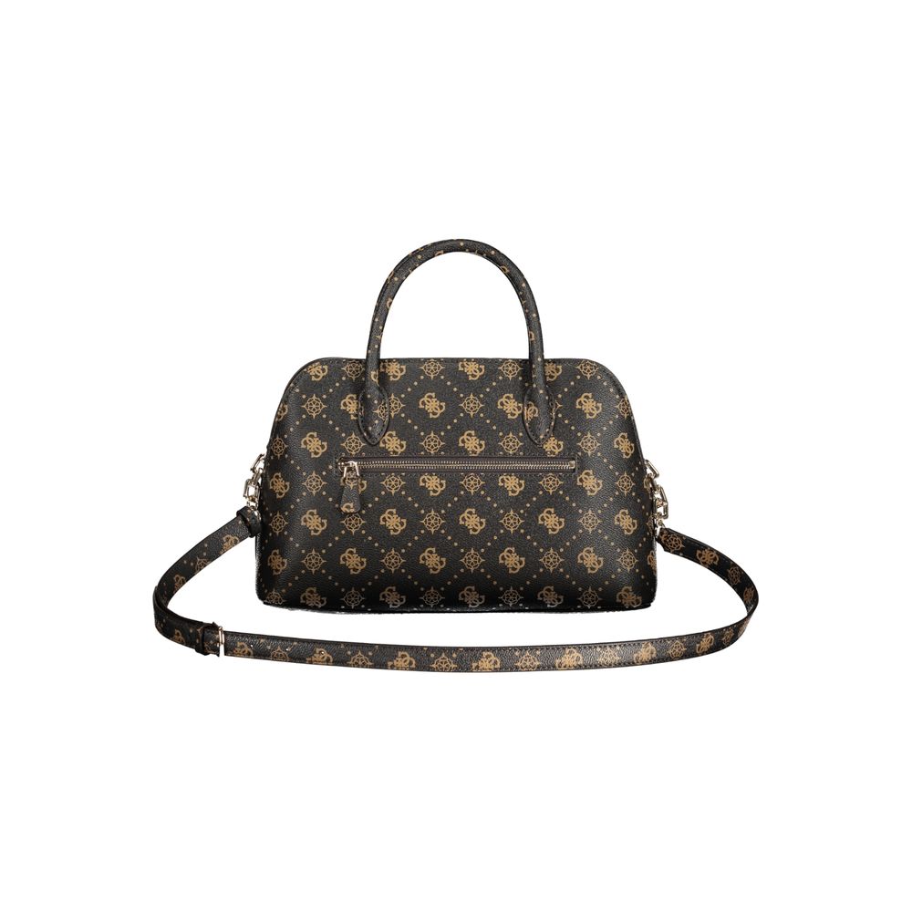 Guess Jeans Marrone Polyurethane Woman Handbag Guess Jeans
