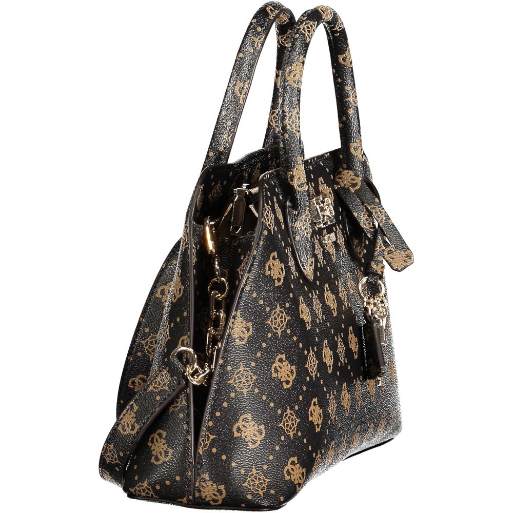 Guess Jeans Marrone Polyurethane Woman Handbag Guess Jeans