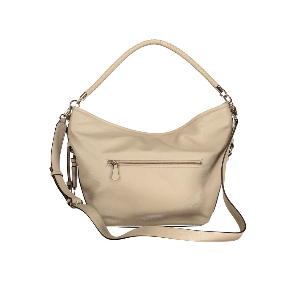 Guess Jeans Beige Polyurethane Women Handbag Guess Jeans
