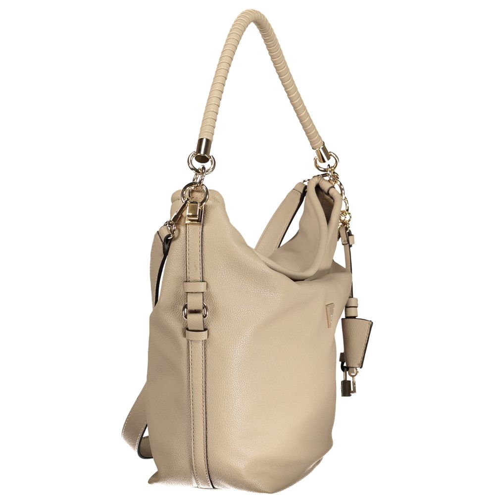 Guess Jeans Beige Polyurethane Women Handbag Guess Jeans