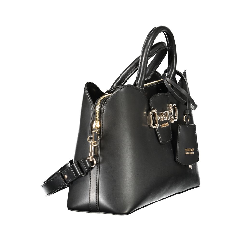 Guess Jeans Black Polyurethane Women's Handbag Guess Jeans