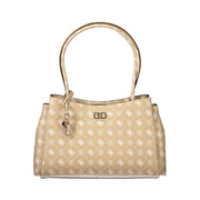 Guess Jeans Beige Polyurethane Women Handbag Guess Jeans