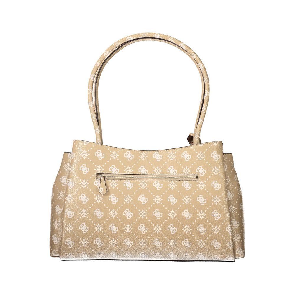 Guess Jeans Beige Polyurethane Women Handbag Guess Jeans