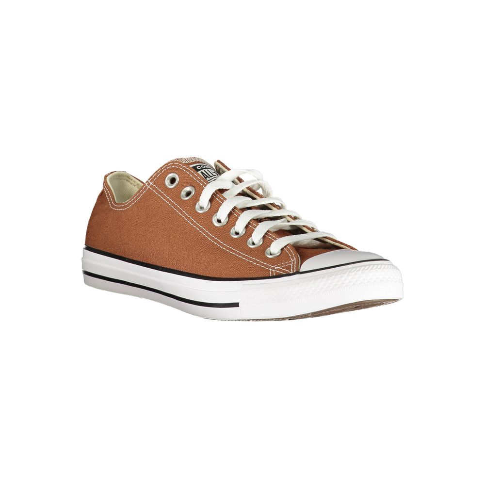 Converse Brown Polyester Athletic Sneakers Converse