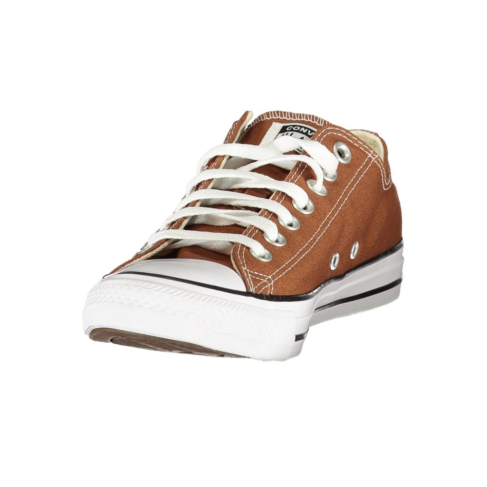 Converse Brown Polyester Athletic Sneakers Converse