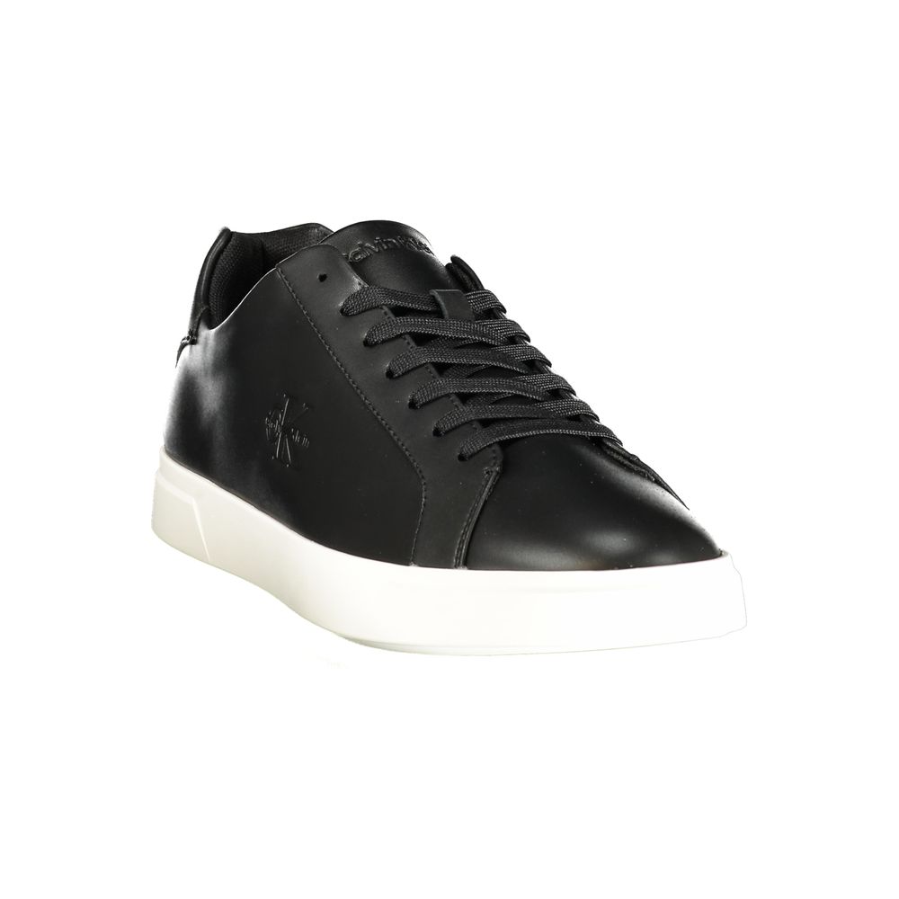 Calvin Klein Black Polyester Athletic Sneakers Calvin Klein