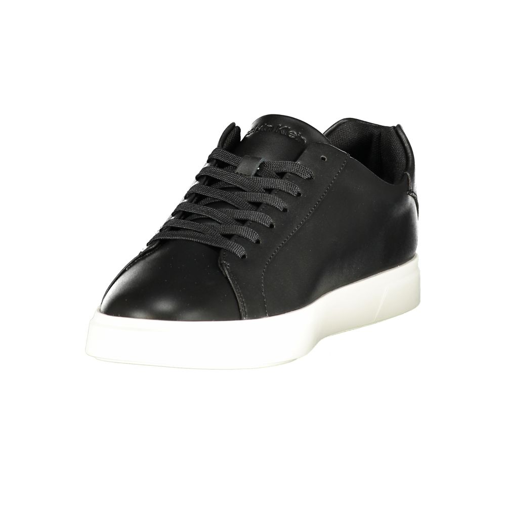 Calvin Klein Black Polyester Athletic Sneakers Calvin Klein