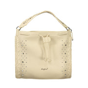 Desigual Bianco Poliuretano Woman Backpack Desigual