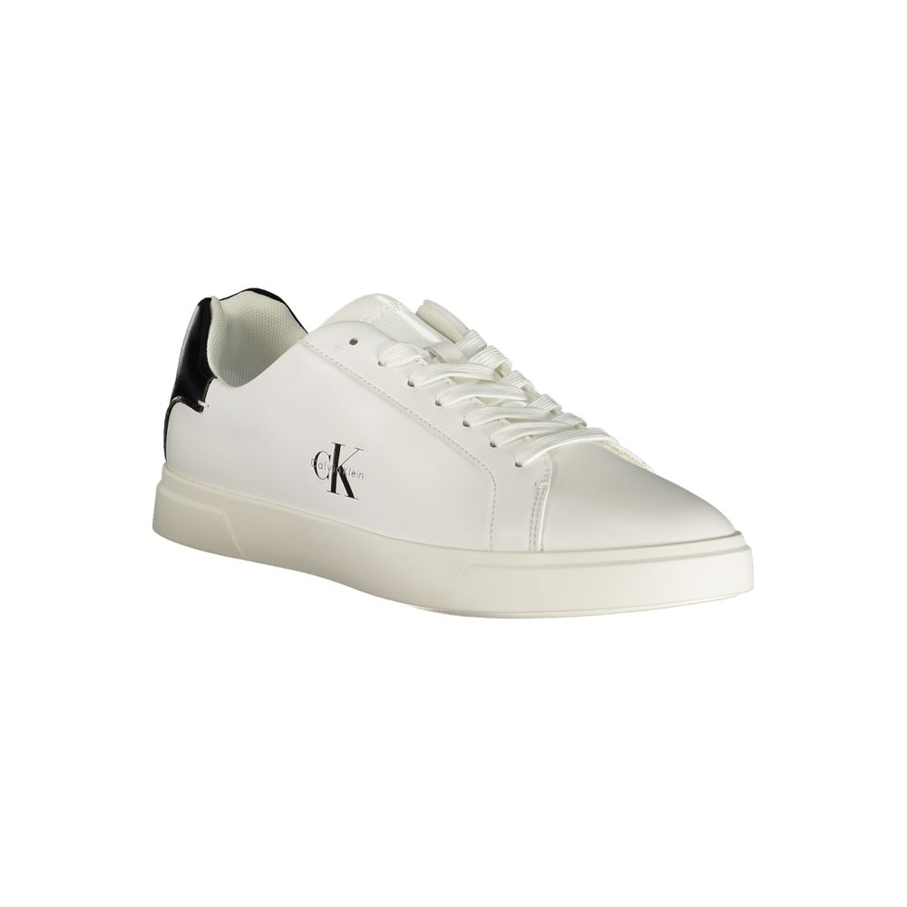 Calvin Klein White Polyester Athletic Sneakers Calvin Klein
