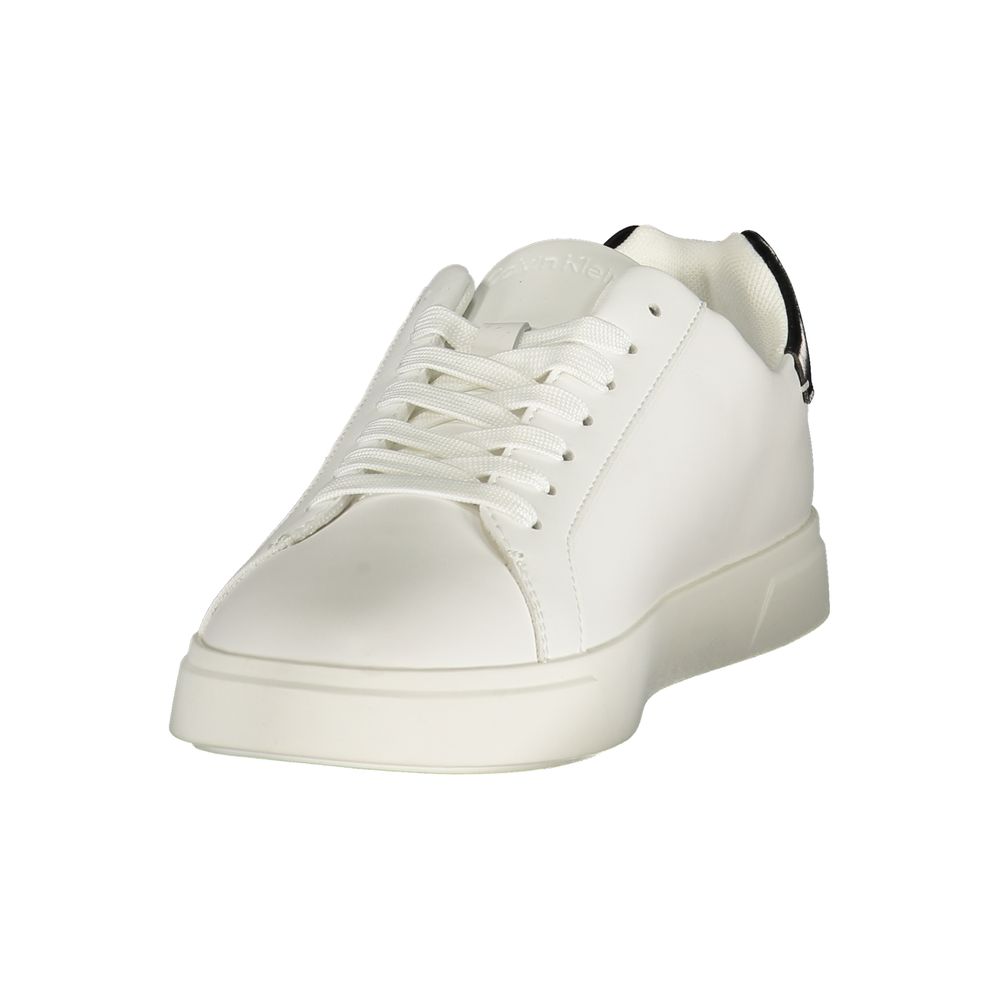 Calvin Klein White Polyester Athletic Sneakers Calvin Klein
