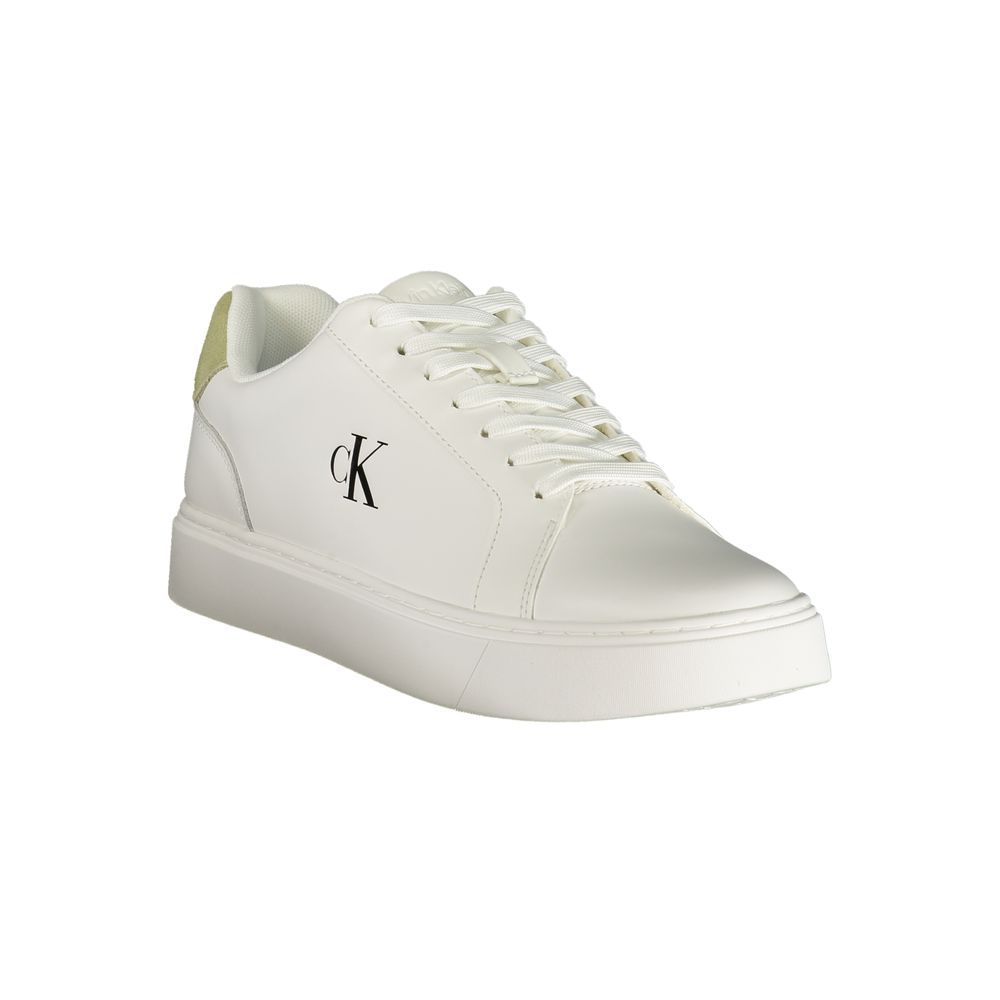 Calvin Klein White Polyester Athletic Sneakers Calvin Klein