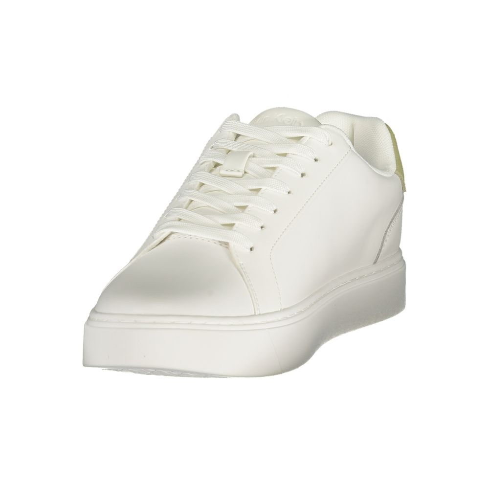 Calvin Klein White Polyester Athletic Sneakers Calvin Klein